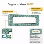 Vimar 14617 Supporto 7 Moduli con viti per Scatole 6/7 Moduli