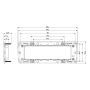 Vimar 14617 Supporto 7 Moduli con viti per Scatole 6/7 Moduli
