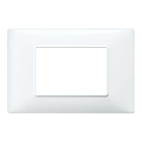 Vimar Plana Placca 3 Posti Tecnopolimero Bianco 14653.01