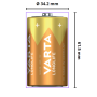 Varta Batteria Longlife  Torcia D Alcalina Blister 2 Pezzi
