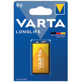 Varta Batteria Longlife  Transistor PP3 Alcalina Blister 1 Pezzo