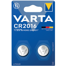 Varta Batteria Coin  CR2016  Litio Blister 2 Pezzi