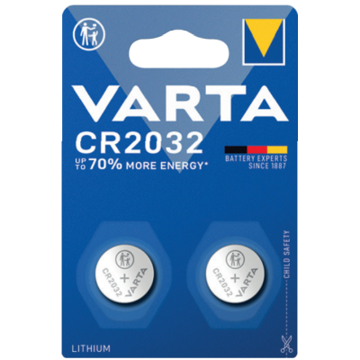 Varta Batteria Coin  CR2032  Litio Blister 2 Pezzi