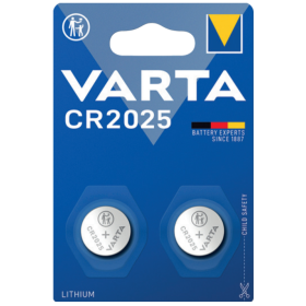 Varta Batteria Coin  CR2025  Litio Blister 2 Pezzi