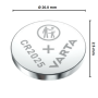 Varta Batteria Coin  CR2025  Litio Blister 2 Pezzi