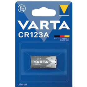 Varta Batteria Cilindrica  CR123A  Litio Blister 1 Pezzo