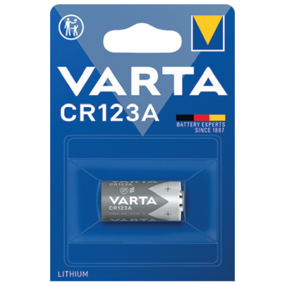 Varta Batteria Cilindrica  CR123A  Litio Blister 1 Pezzo