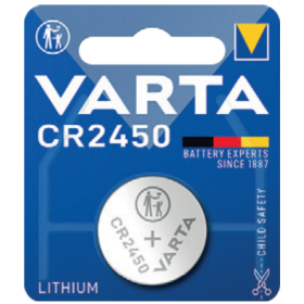 Varta Batteria Coin  CR2450  Litio Blister 1 Pezzo