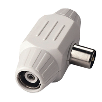 Adattatore Triplo per Cavi TV Presa/Presa/Spina 9,5mm