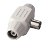 Adattatore Triplo per Cavi TV Presa/Presa/Spina 9,5mm