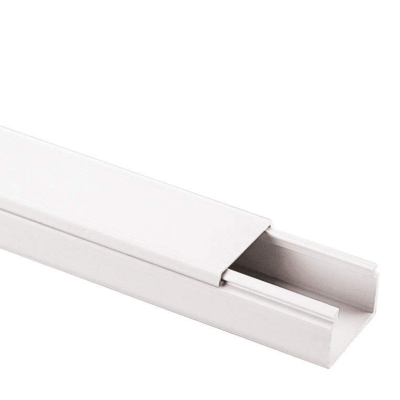 Canale Bianco Portacavi PVC Rigido Autoestinguente 15x17mm Barra 2 Metri