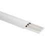 Canale Bianco Portacavi Calpestabile PVC Autoestinguente 75x17mm Barra 2 Metri