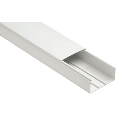 Canale Bianco Portacavi PVC Rigido Autoestinguente 150x60mm Barra 2 Metri