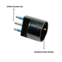 Adattatore Schuko Nero 10 Ampere Ecova 