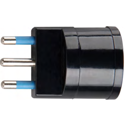 Adattatore Schuko Nero 16 Ampere Ecova 