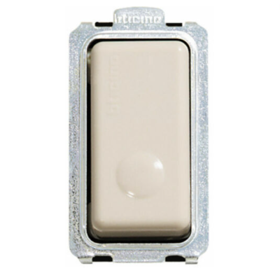 Pulsante Unipolare Bianco 10 Ampere Serie  Bticino Magic 5005N