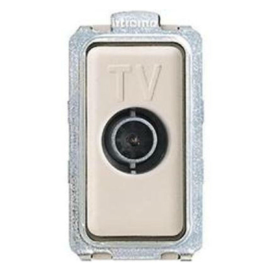 Presa Antenna TV Bianca Passante Serie  Bticino Magic 5173P