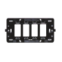 Supporto Scatola Rettangolare 4 Moduli Serie  Bticino Magic 504S