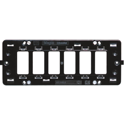 Supporto Scatola Rettangolare 6 Moduli Serie  Bticino Magic 506LS