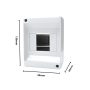 Faeg Centralino  Parete 2/4 Moduli  IP20 FG14012