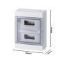 Faeg Centralino  Parete 14/24 Moduli  Stagno IP65  FG14524