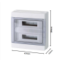 Faeg Centralino  Parete 24/36 Moduli  Stagno IP65  FG14536