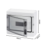 Gewiss Centralino  Parete 12 Moduli  Stagno IP65  GW40103