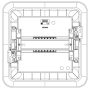 Vimar Centralino  Incasso Bianco  8 Moduli  IP40 V53108.B
