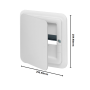 Vimar Centralino  Incasso Bianco  8 Moduli  IP40 V53108.B