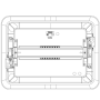 Vimar Centralino Incasso Bianco 12  Moduli  IP40 V53112.B