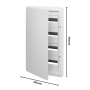 Vimar Centralino  Incasso Bianco 72  Moduli  IP40 V53172.B