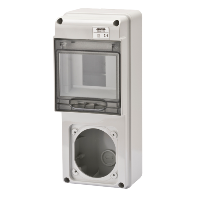 Gewiss Centralino Parete 5 Moduli 1 Flangia  Stagno IP65  GW68017N