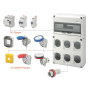 Gewiss Centralino Parete 5 Moduli 1 Flangia  Stagno IP65  GW68017N