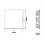 Bticino Centralino  Incasso Bianco 54 Moduli  IP40 F315PB54