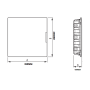 Bticino Centralino  Incasso Bianco 12 Moduli  IP40 F315PB12