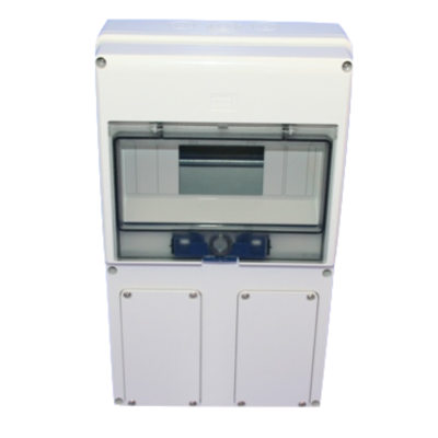 Gewiss Centralino Parete 8 Moduli 2 Flange  Stagno IP55  GW66492