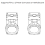 Gewiss Centralino Parete 8 Moduli 2 Flange  Stagno IP55  GW66492