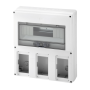 Gewiss Centralino  Parete 12 Moduli 3 Flange  Stagno IP55  GW66493