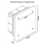 Vimar  Scatola Incasso  Derivazione  Azzurra 92x92x50  V70001