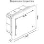 Vimar  Scatola Incasso  Derivazione  Azzurra 116x92x50  V70002