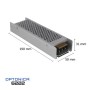 Alimentatore Led Optonica 6222 24V 100W Metallo Professionale