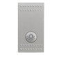 Copritasto Grigio 1 Modulo Bticino Livinglight Tech Con Simbolo Luce
