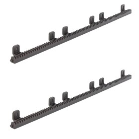 Kit 2 Cremagliere in Nylon M4 con Inserto Metallico per Cancelli Scorrevoli