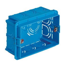Vimar  Scatola Incasso Portafrutti  3 Posti  Blu  V71303