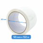 ADS Packaging PTA50132SB Nastro Adesivo Silenzioso Bianco 50x132m
