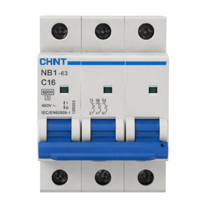 Interruttore Magnetotermico 3 Poli Chint Nb1-63 Per Impianti Elettrici