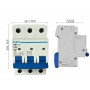 Interruttore Magnetotermico 3 Poli Chint Nb1-63 Per Impianti Elettrici