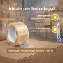 ADS Packaging PTA5066ST Nastro Adesivo Silenzioso Trasparente 50mm x 66 Mt
