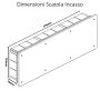 Vimar  Scatola Incasso  Derivazione  Azzurra 154x479x70  V70009