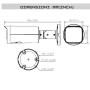 Dahua IPC-HFW2841T-ZAS Telecamera di rete Bullet IR Varifocale 8 MP